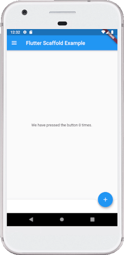 flutter scaffold example